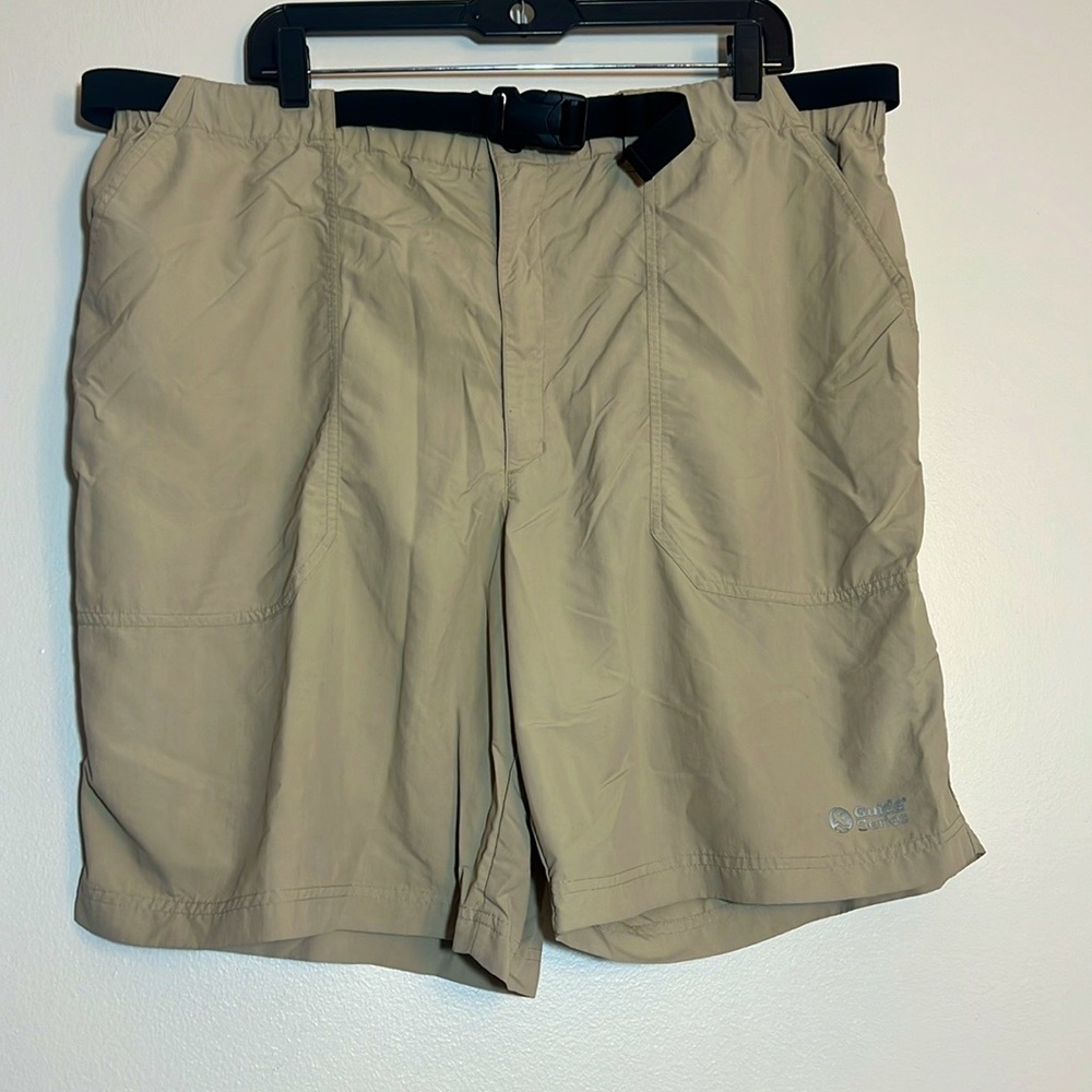 Gander Mountain Guide Series Nylon Khaki Outdoors Shorts 2XL